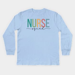 Nurse Squad Kids Long Sleeve T-Shirt